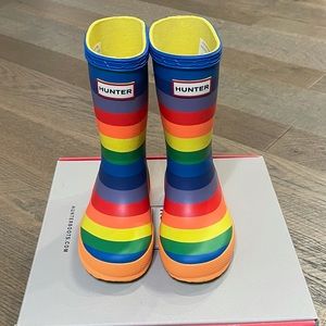 🌈 Hunter Rainbow Toddler Boots 🌈